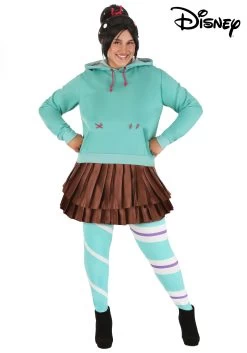 Disney Plus Size Vanellope Wreck It Ralph Costume 10 Disney Plus Size Vanellope Wreck It Ralph Costume -Halloween Costume Shop plus size vanellope wreck it ralph costume alt 3