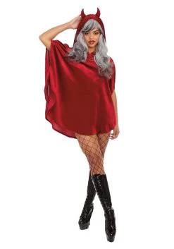 Dreamgirl Women's Plus Size Devil Poncho