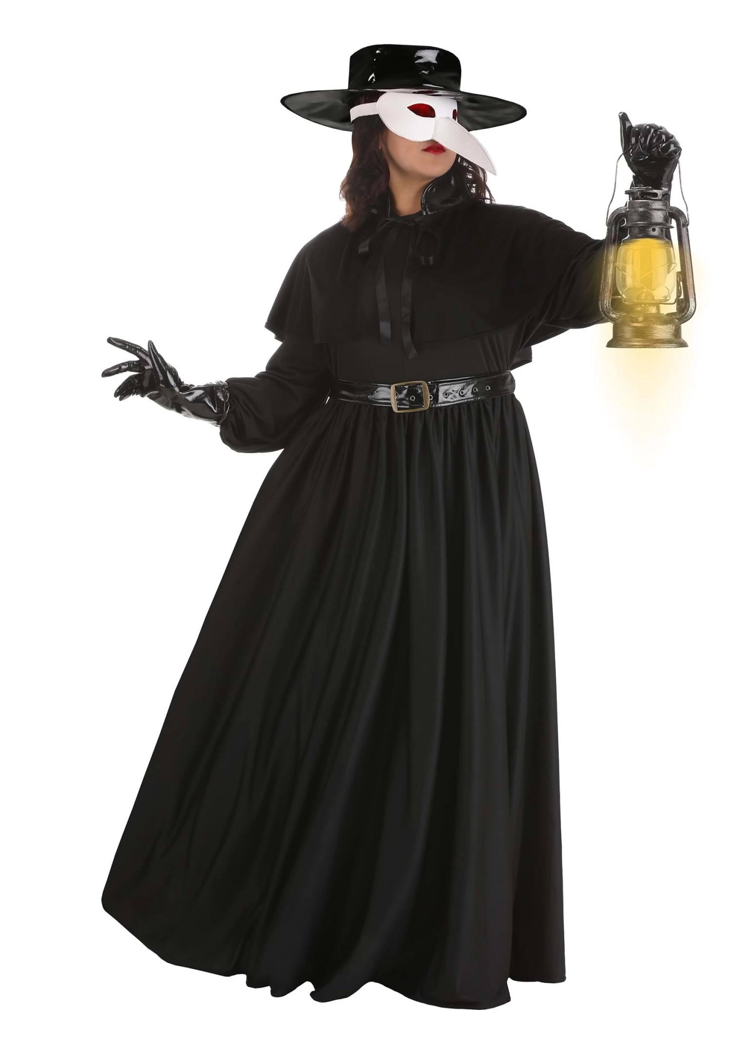 Plus Size Plague Doctor Women's Costume Dress 3 Plus Size Plague Doctor Women's Costume Dress