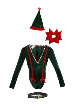 Women's Plus Size Sexy Santa Elf Costume -Halloween Costume Shop plus size womens sexy santa elf costume alt 6