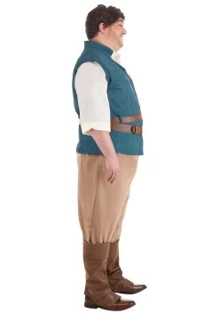 Flynn Rider Costume For Plus Size Men From Disney's Tangled -Halloween Costume Shop plus tangled flynn rider costume alt 4
