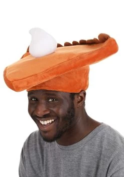 Pumpkin Pie Costume Hat For Adults