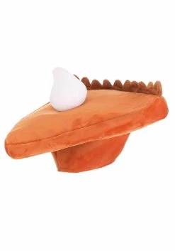 Pumpkin Pie Costume Hat For Adults -Halloween Costume Shop pumpkin pie hat alt 2