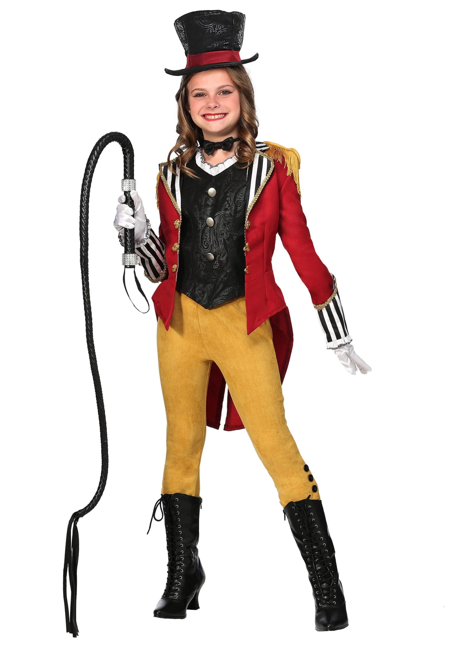 Girls Ravishing Ringmaster Costume 3 Girls Ravishing Ringmaster Costume
