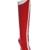 Red And White Superhero Boots -Halloween Costume Shop red and white superhero boots