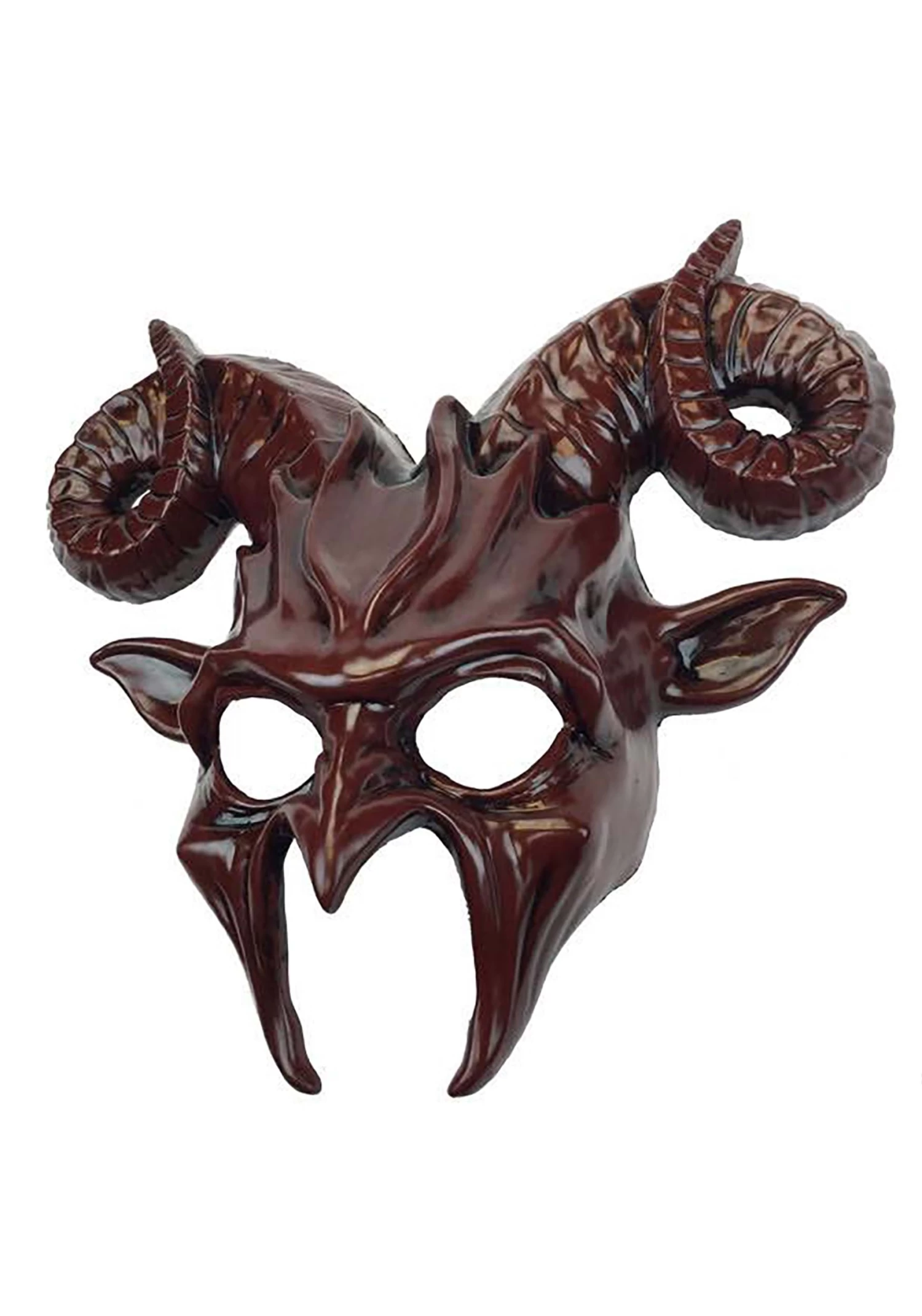 Adult Red Demon Costume Mask 5 Adult Red Demon Costume Mask - Image 3