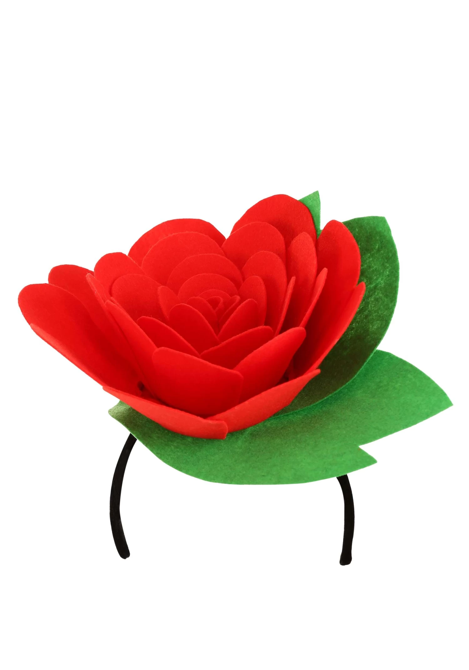 Red Rose Costume Headband Accessory 6 Red Rose Costume Headband Accessory - Image 4