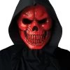 Red Skull Light Up Adult Mask -Halloween Costume Shop red skull light up mask