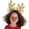 AMSCAN Reindeer Nose & Antlers Costume Accessory Kit