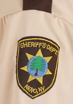 Plus Size Men's Reno 911 Deluxe Lt. Dangle Costume -Halloween Costume Shop reno 911 deluxe plus size adult lt dangle costume alt 4