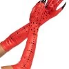 LEG AVENUE Demon Rhinestone Claw Gloves -Halloween Costume Shop rhinestone demon claw gloves