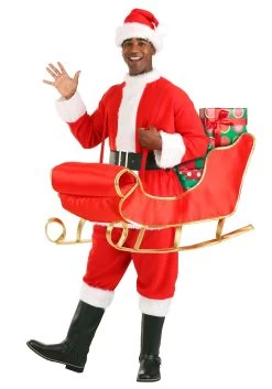 Ride In A Santa Sleigh Costume Accessory