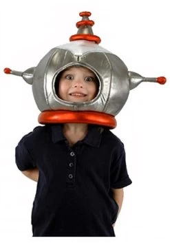 Kid's Space Robot Plush Costume Hat Accessory