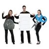 Fun World Rock, Paper, Scissors Costume For Adults -Halloween Costume Shop rock paper scissors adult costume