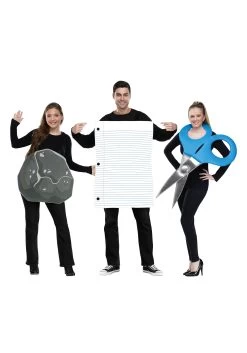 Fun World Rock, Paper, Scissors Costume For Adults