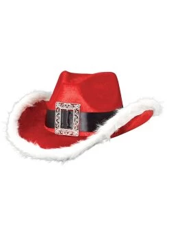 AMSCAN Santa Cowboy Hat For Adults