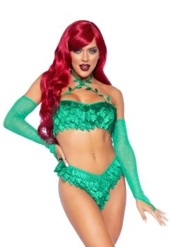 LEG AVENUE Sexy Poison Temptress Costume For Women -Halloween Costume Shop sexy poison temptress womens costume alt 2