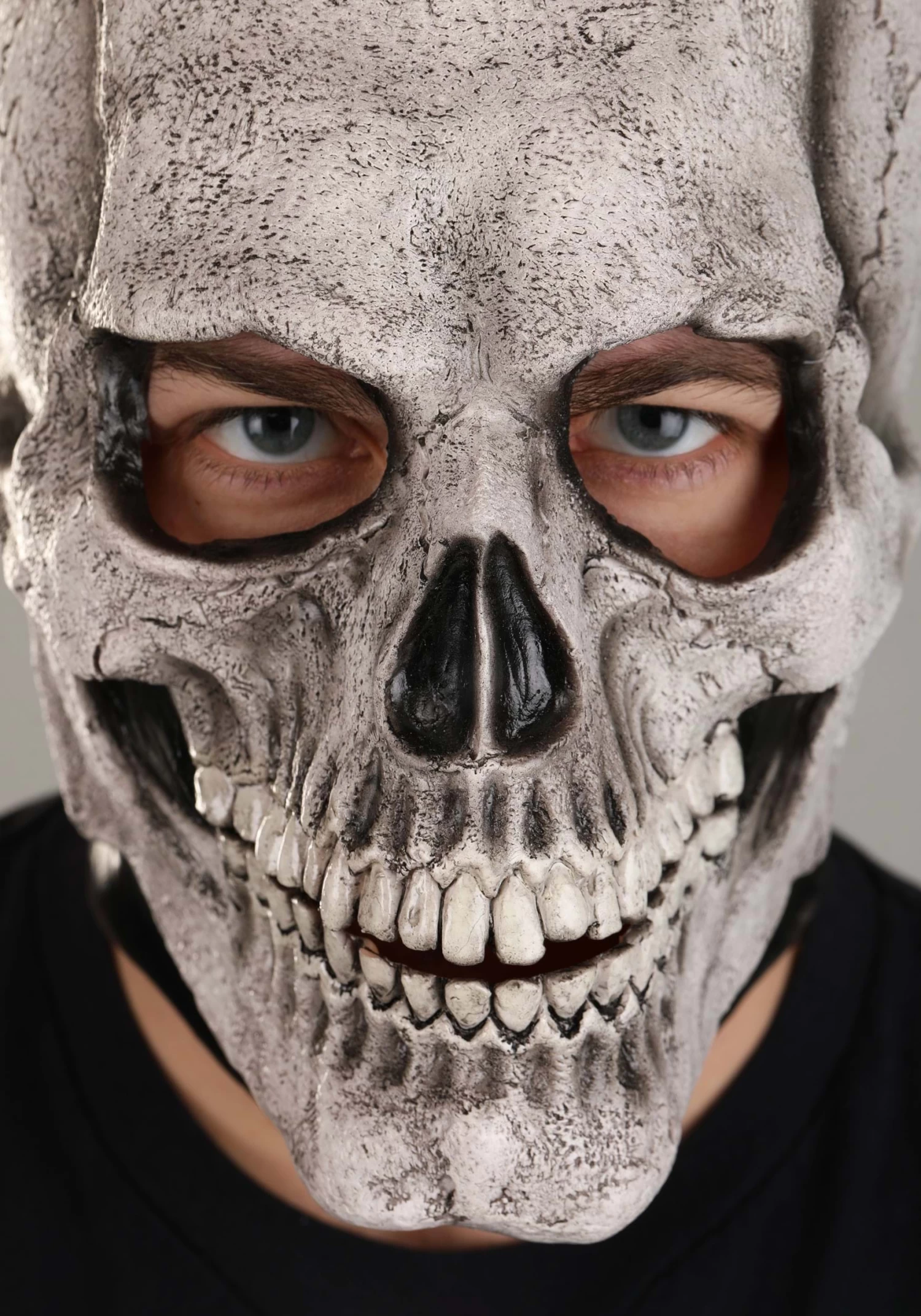 White Full Face Skeleton Mask For Adults 5 White Full Face Skeleton Mask For Adults - Image 3