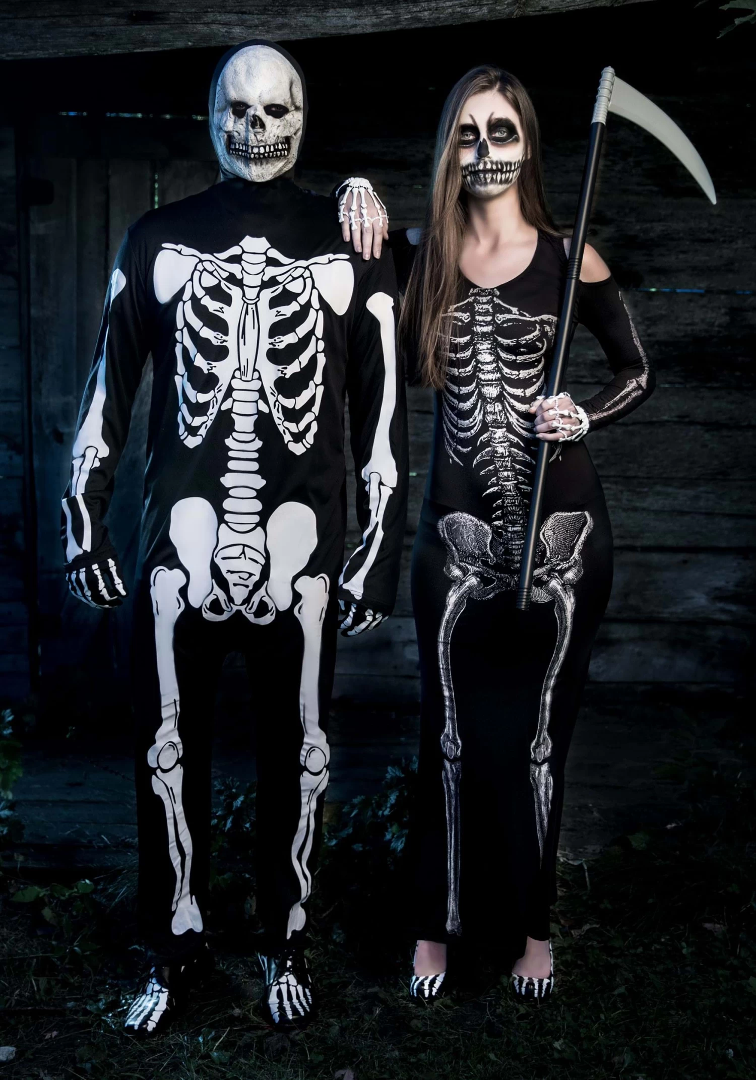 Fun World Skeleton Jumpsuit Costume For Adults 5 Fun World Skeleton Jumpsuit Costume For Adults - Image 3
