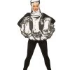 Skeleton Middle Finger Costume For Adults 1 Skeleton Middle Finger Costume For Adults -Halloween Costume Shop skeleton middle finger costume
