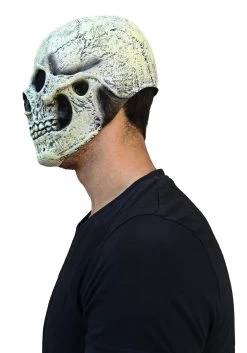 Glow In The Dark Skull Mask For Adults -Halloween Costume Shop skull glow in the dark alt 4