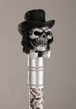 Snakeskin Voodoo Cane Accessory Prop -Halloween Costume Shop snakeskin voodoo cane alt 2