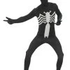 Spider-man Black 2nd Skin Adult Costume -Halloween Costume Shop spider man black 2nd skin adult costume