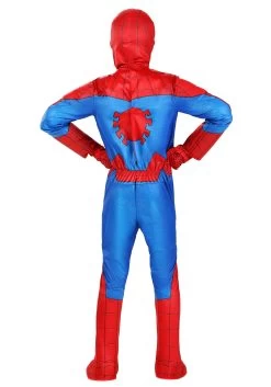 JAZWARES Spider-Man Costume For Boys -Halloween Costume Shop spider man child costume qualux alt 4