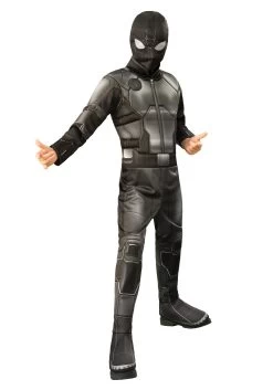 Marvel Spider-Man Far From Home Spider-Man Deluxe Stealth Kid's Costume