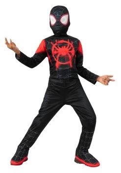 Spider-Man Into The Spider-Verse Miles Morales Costume For Kids