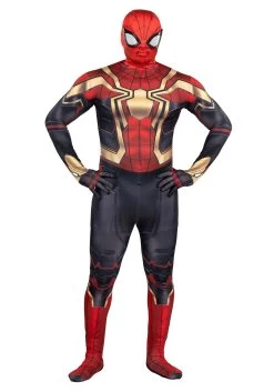 JAZWARES Spider-Man No Way Home Spider-Man Costume For Men -Halloween Costume Shop spider man no way home adult spider man integrated alt 2