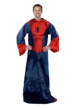 Adult Spiderman Comfy Throw Costume