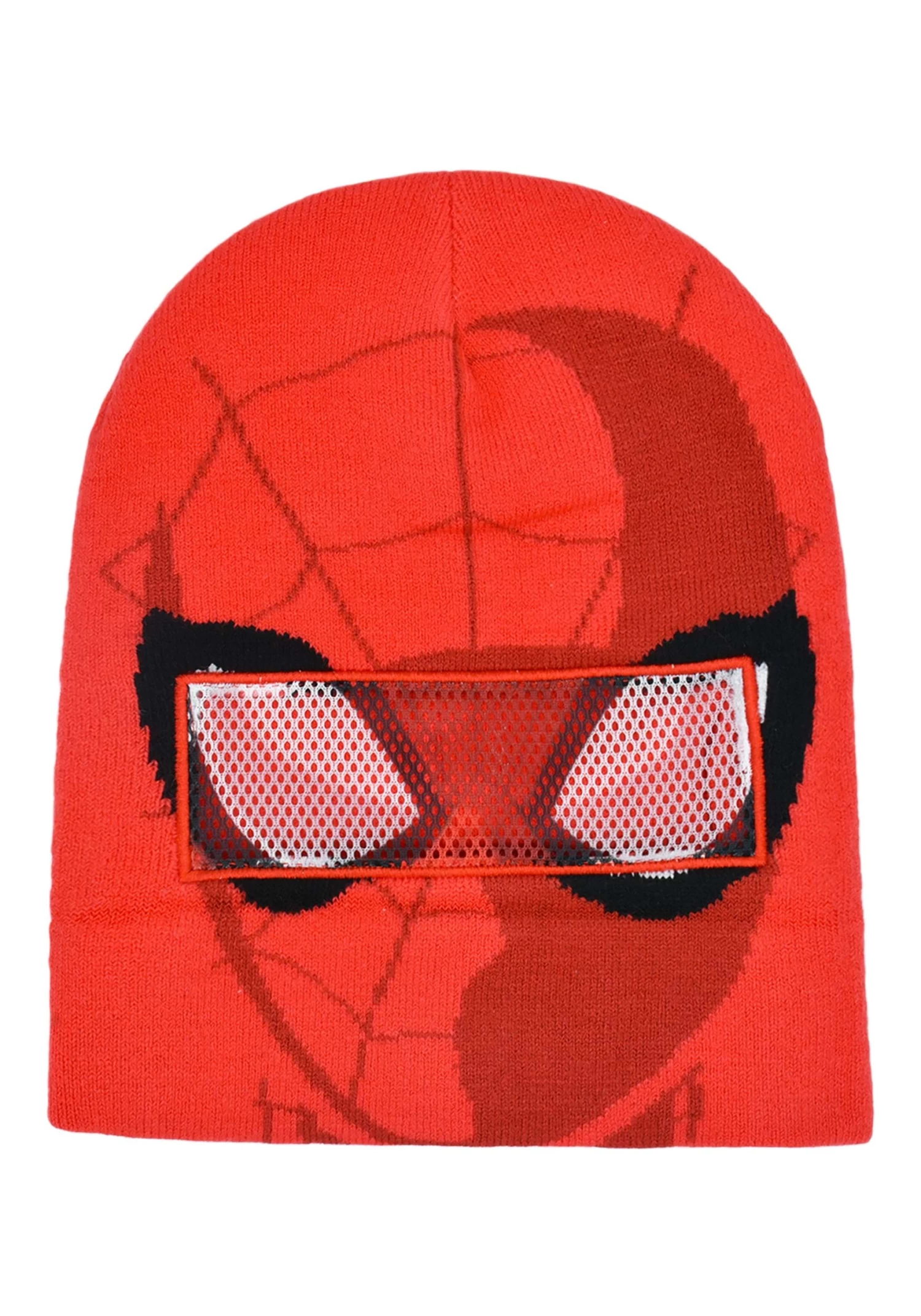 Roll Down Spiderman Knit Beanie 4 Roll Down Spiderman Knit Beanie - Image 2
