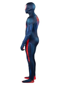 JAZWARES Spider-Verse 2 Miles Morales Costume For Men 13 JAZWARES Spider-Verse 2 Miles Morales Costume For Men -Halloween Costume Shop spiderverse 2 adult miles morales zentai suit alt 4