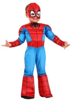 JAZWARES Boy's Spidey And His Amazing Friends Toddler Spider-Man Costume