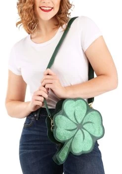 St. Patrick's Day Shamrock Purse 14 St. Patrick's Day Shamrock Purse -Halloween Costume Shop st patricks day shamrock purse alt 4