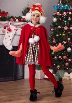 Girl's Dr. Seuss Storybook Cindy Lou Who Costume Dress