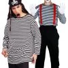 Striped Costume Shirt -Halloween Costume Shop striped costume shirt