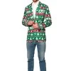 Suitmeister Christmas Green Nordic Men's Blazer