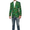 Suitmeister Christmas Green Tree Light Up Men's Blazer -Halloween Costume Shop suitmeister christmas green tree light up mens blazer