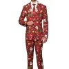 Red Light Up Christmas Suitmeister Men's Suit