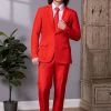 Men's Suitmeister Solid Red Suit -Halloween Costume Shop suitmeister solid red suit for men