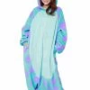 Sulley Adult Pajama Costume -Halloween Costume Shop sully pajama costume