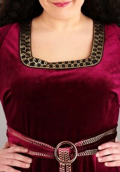 Mother Gothel Costume For Plus Size Women From Disney's Tangled -Halloween Costume Shop tangled mother gothel plus size costume alt 5