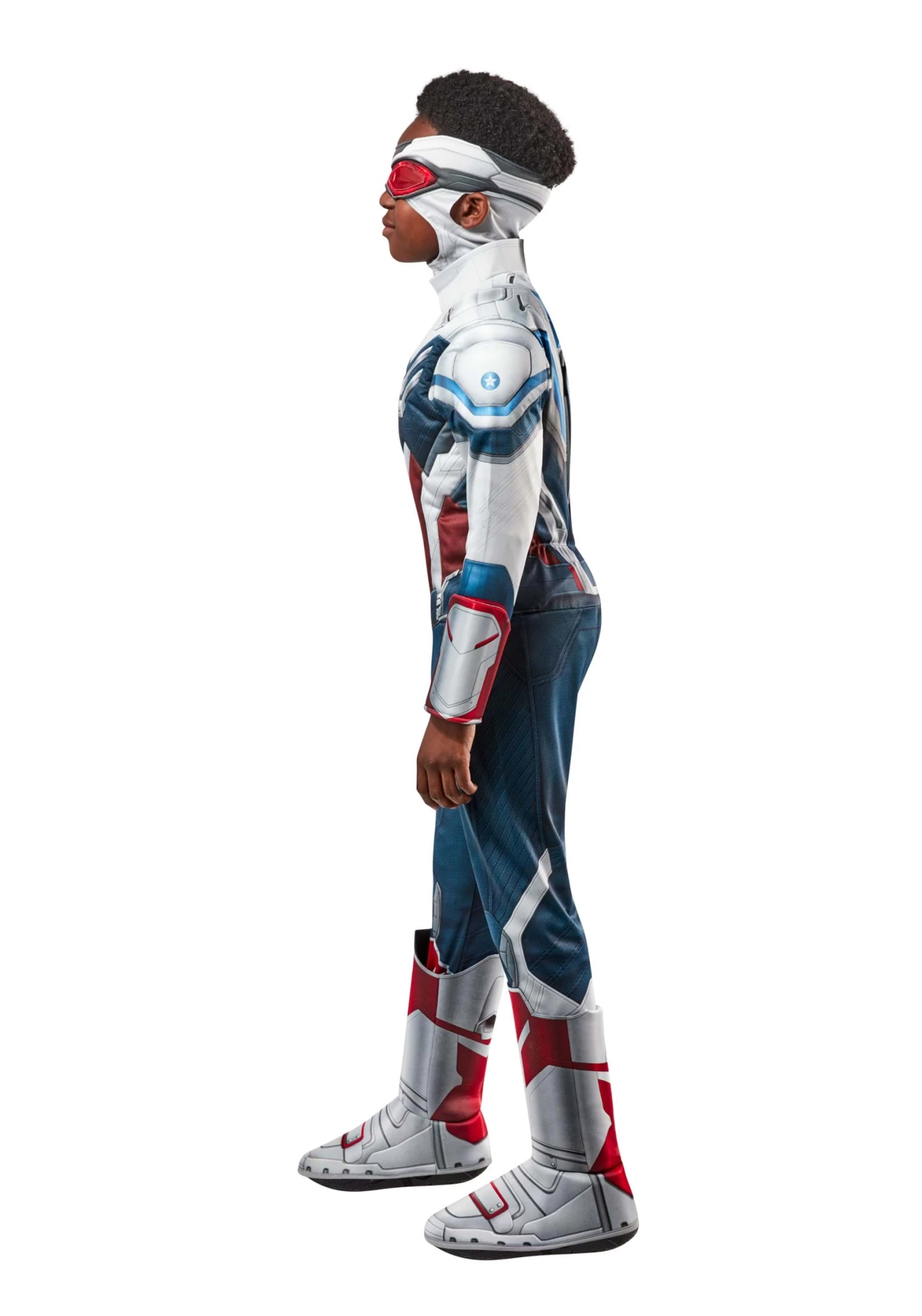 The Falcon And Winter Soldier Deluxe Kid's Captain America Costume 5 The Falcon And Winter Soldier Deluxe Kid's Captain America Costume - Image 3