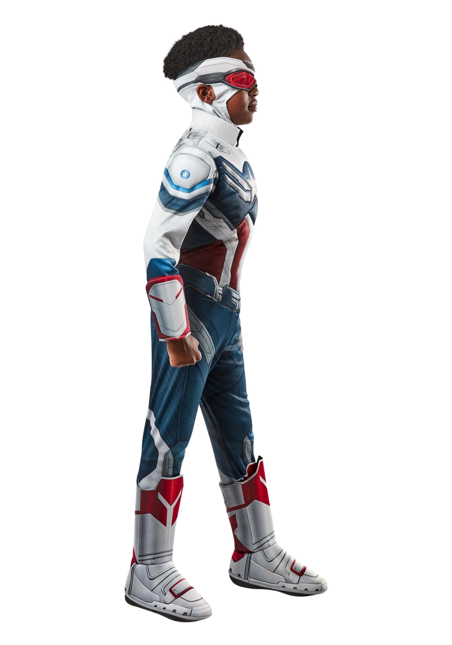 The Falcon And Winter Soldier Deluxe Kid's Captain America Costume 6 The Falcon And Winter Soldier Deluxe Kid's Captain America Costume - Image 4