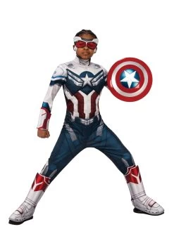 The Falcon And Winter Soldier Deluxe Kid's Captain America Costume