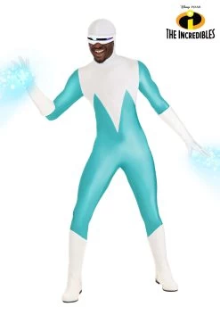 Disney And Pixar Deluxe Men's Frozone Costume 14 Disney And Pixar Deluxe Men's Frozone Costume -Halloween Costume Shop the incredibles deluxe adult frozone costume alt 3