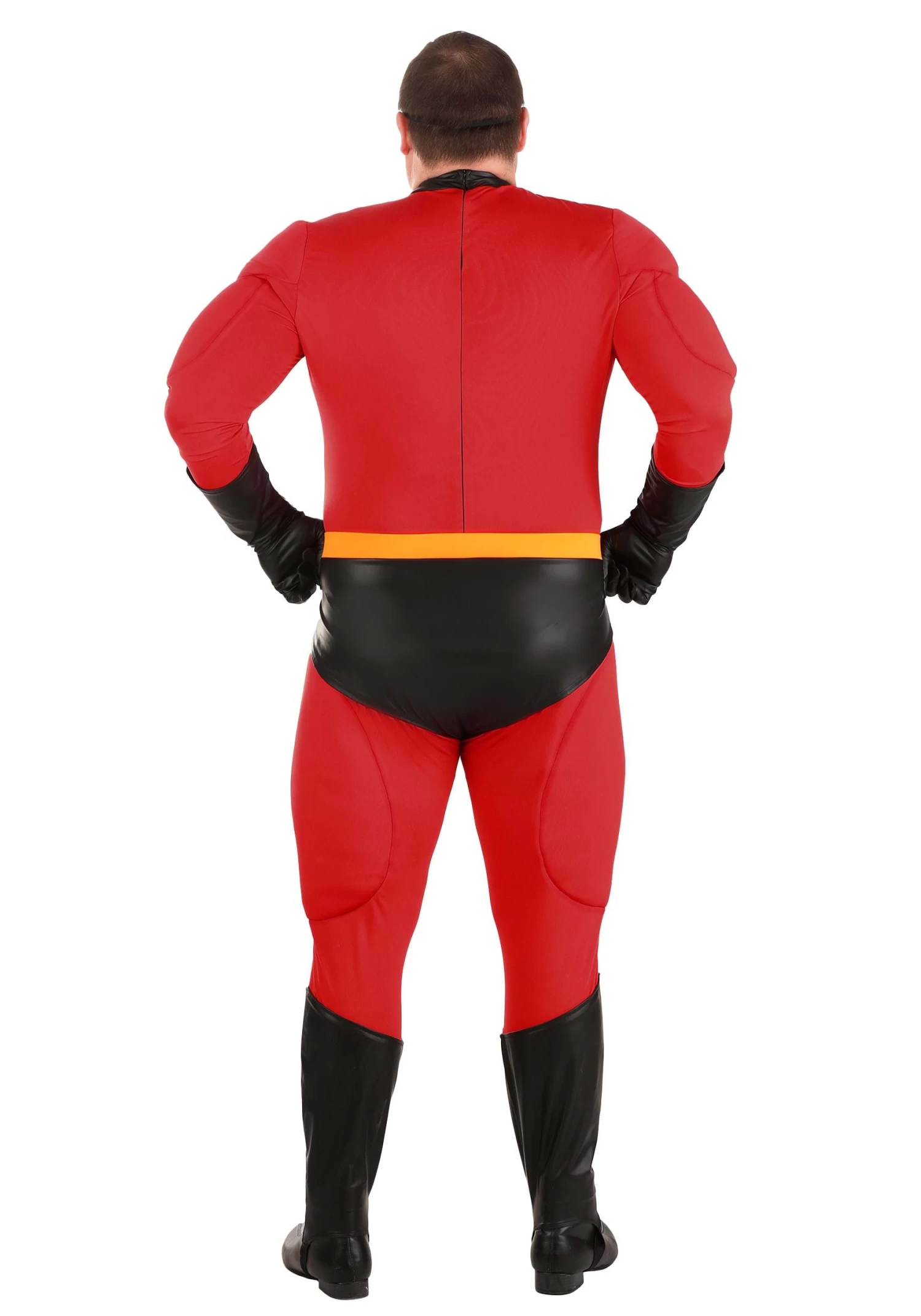 Disney The Incredibles Plus Size Deluxe Mr. Incredible Costume For Men 4 Disney The Incredibles Plus Size Deluxe Mr. Incredible Costume For Men - Image 2