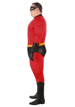 Disney The Incredibles Plus Size Deluxe Mr. Incredible Costume For Men 9 Disney The Incredibles Plus Size Deluxe Mr. Incredible Costume For Men -Halloween Costume Shop the incredibles plus size deluxe mr incredible co alt 2
